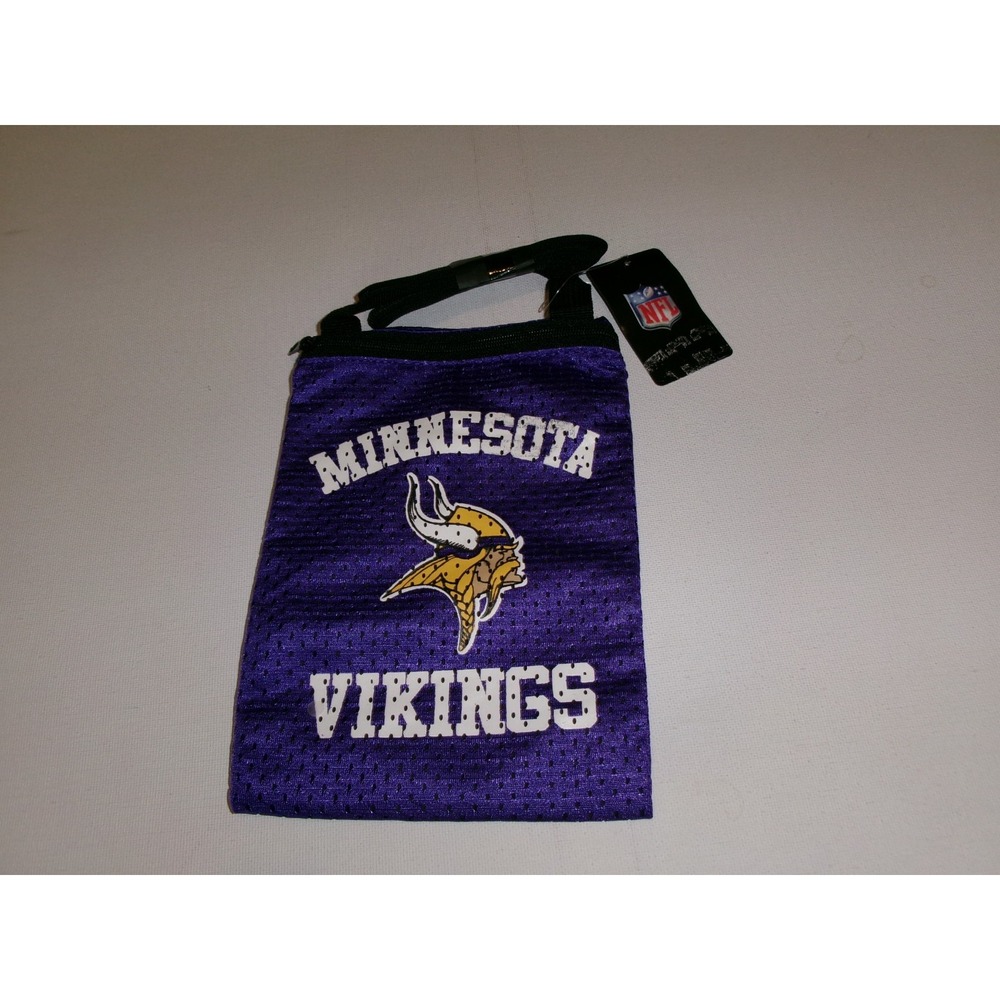 MINNESOTA VIKINGS   6X8 Game Day Purse  BAG HANDBAG TOTE  VINTAGE BP2